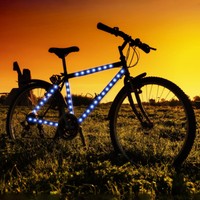 Blue Led Strip Tape Lights For Bike Frame on sale Blue Led Strip Tape Lights For Bike Frame on sale