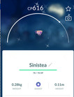 Pokémon Shiny Sinistea wearing a bow (Phony Form) - Read description
