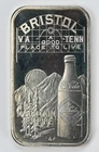 Vintage Coca Cola Bristol 75th Anniv 1 oz .999 Silver Art Bar