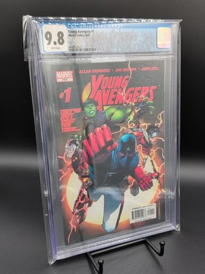 Young Avengers #1 2005 Marvel CGC 9.8 White 1st Appearance! Custom Heroes Label