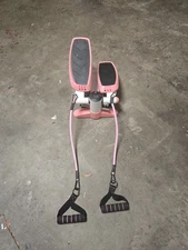 Steppers for Exercise, Mini Stair Stepper with Resistance Bands at Home Workout