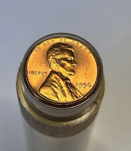 LINCOLN 1956-P Wheat Cent ABSOLUTE GEM BU Roll!!!