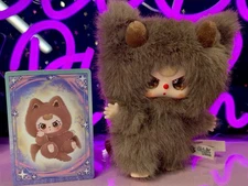 Baby Three Wa Long Long: Brown Tumble Dragon, New, Open Bag With Card