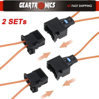 4X For BMW MERCEDES MOST Diagnostic Kit Fiber Optic Loop Bypass Male Female Jepk