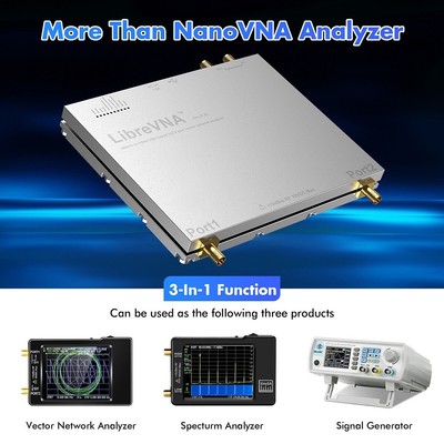 Librevna Host Netzwerkanalysator 100 KHz-6ghz Mit Externer Referenz USB-Typ E-C