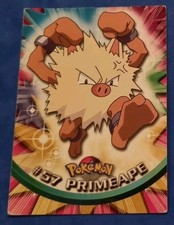 Primeape #57 Blue Label First Edition 🔥 Topps Pokemon 1999 - HP