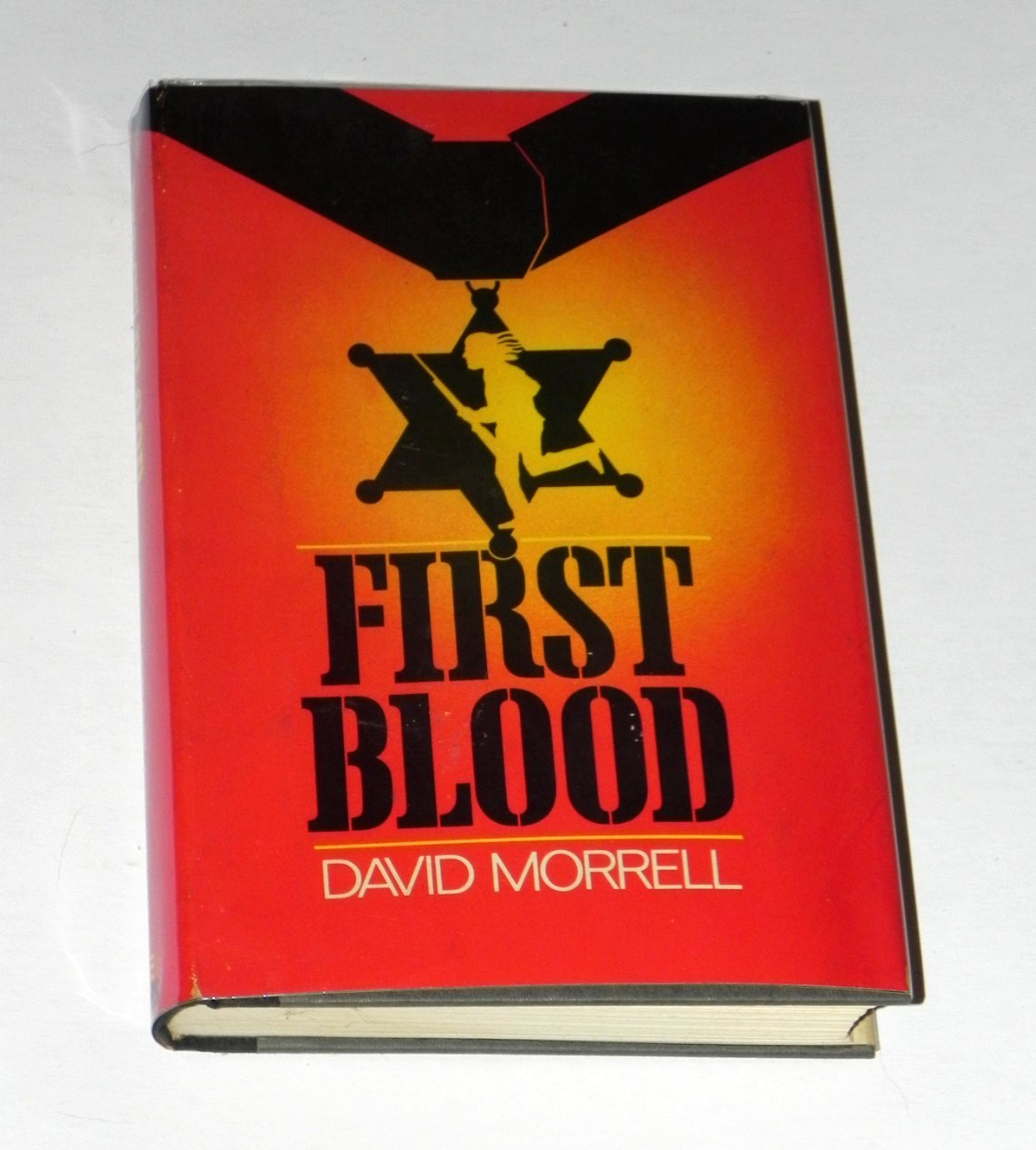 First Blood - David Morrell - 1972 - First Edition HC/DJ RAMBO 1st/1st