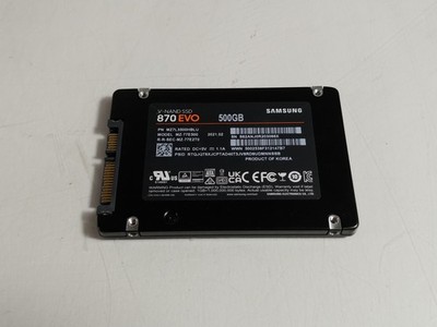 Samsung 870 EVO MZ-77E500 500 GB SATA III 2.5 in Solid State Drive