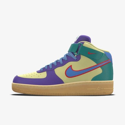 Custom Nike Air Force 1 Mid: Bel-Air NCS Edition