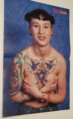 Tattoo Scene Live - Vögel bunt  - Poster  ( 39 x   26 cm ) (R2)