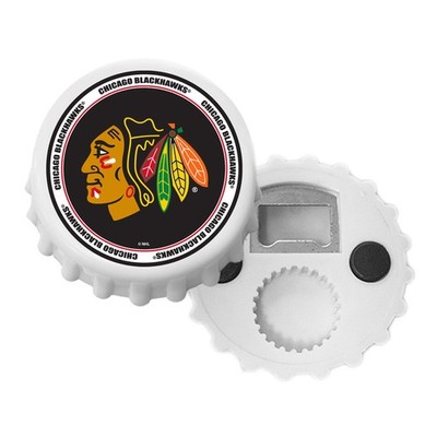 Chicago Blackhawks NHL Bottle Cap Opener Magnetischer Flaschenöffner