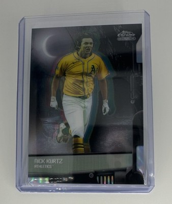 Nick Kurtz 2026 Topps Chrome Black Nocturnal Athletics Insert #NOC-35 2026 SSP