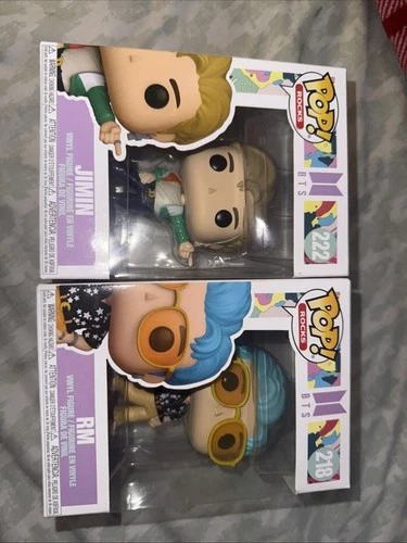 RM And Jimin Funko Pops From The Band BTS Dynamite Series Never Opened. Lot Of 2