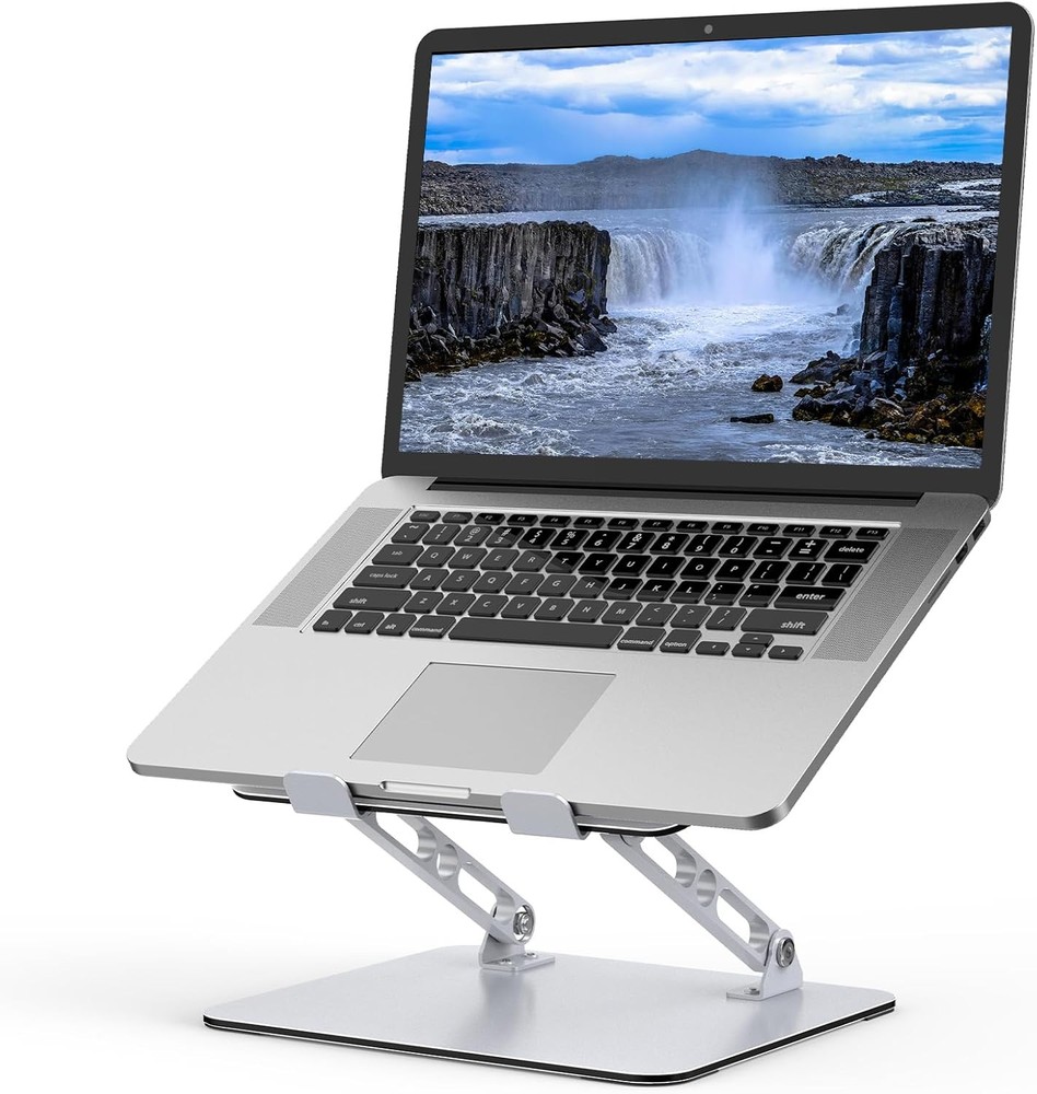 Adjustable Foldable Metal Laptop Stand for Desk Riser Holder
