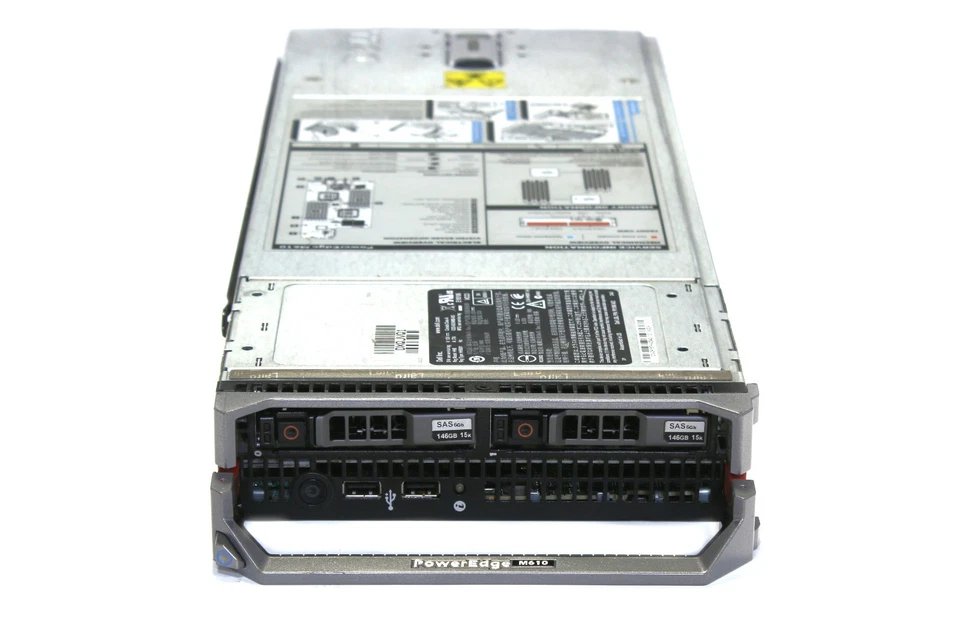 Dell Poweredge M620 Blade Server Chassis x2 Xeon E5-2650 2.0GHz 256GB RAM No HDD - Image 3 of 4
