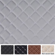 Pu Leather Diamond Quilted 6mm Foam Backed Car Headliner Upholstery By Yard Pu Leather Diamond Quilted 6mm Foam Backed Car Headliner Upholstery By Yard