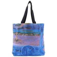 JW Anderson Camper Print Canvas Shopper Tote Bag HB0498-FA0405-BLUE