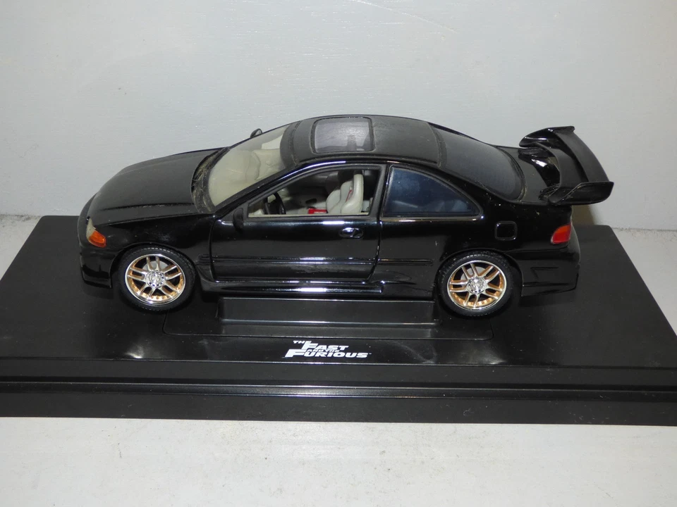 Ertl RC2 1:18th scale 1995 Honda Civic Coupe The Fast and the Furious black - Image 3 of 3