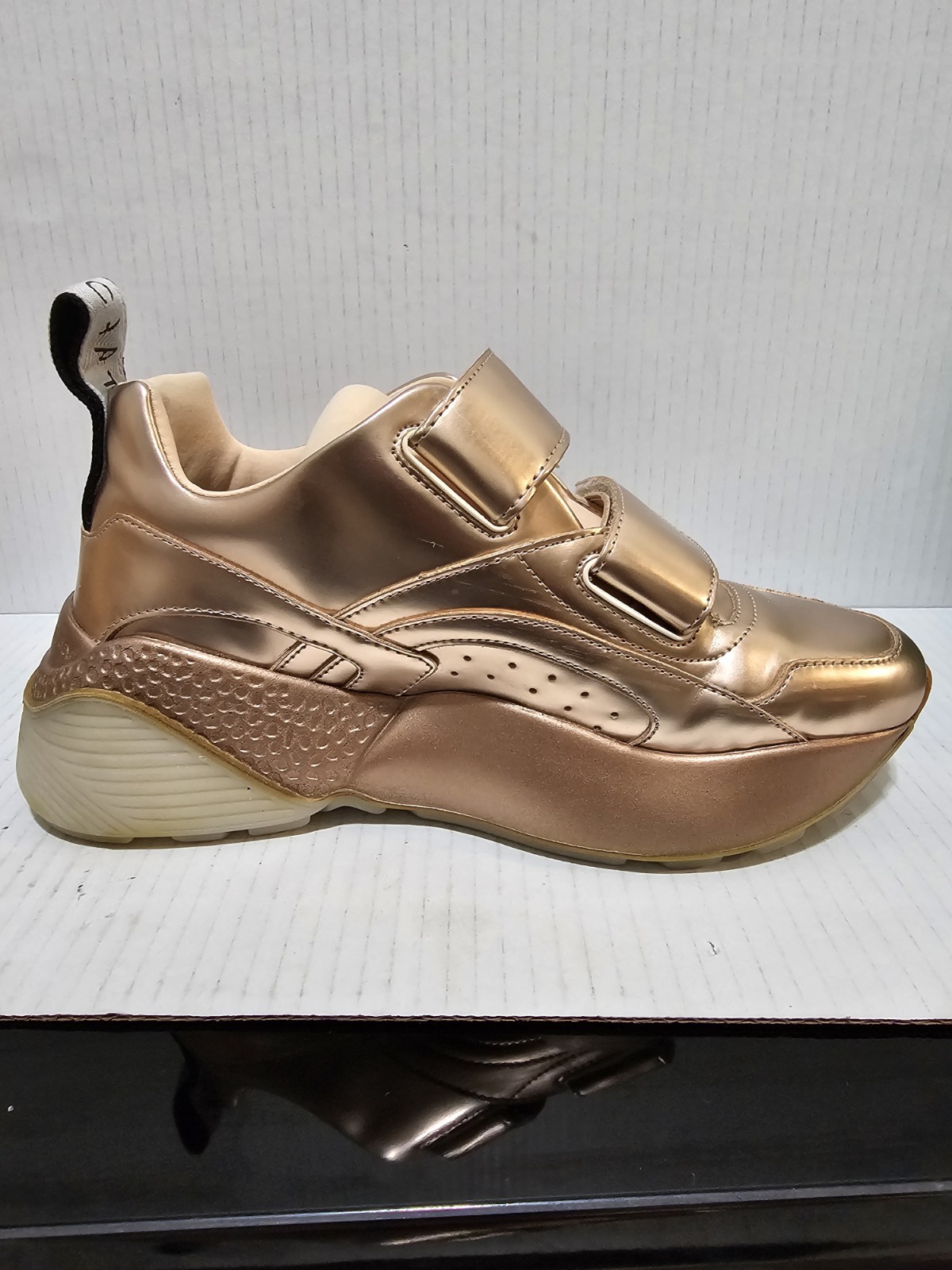 Stella McCartney Eclipse Touch Strap Sneakers Ros… - image 4