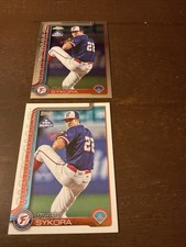 2025 Topps Pro Debut Washington Prospect Travis Sykora Topps Chrome/Common Card