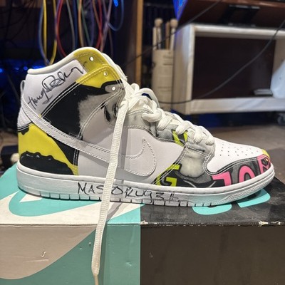 SIGNED Nike SB Dunk De La Soul High White Autographed By All 3 Members