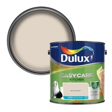 Image of Dulux Paint Shades of Cream or White Easycare Kitchen Matt Emulsion 2.5 Litres