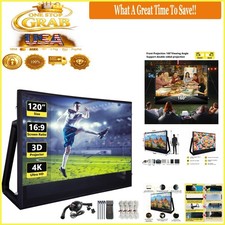 Inflatable Projector Screen 120 inch No-Blower TPU Waterproof Indoor Outdoor