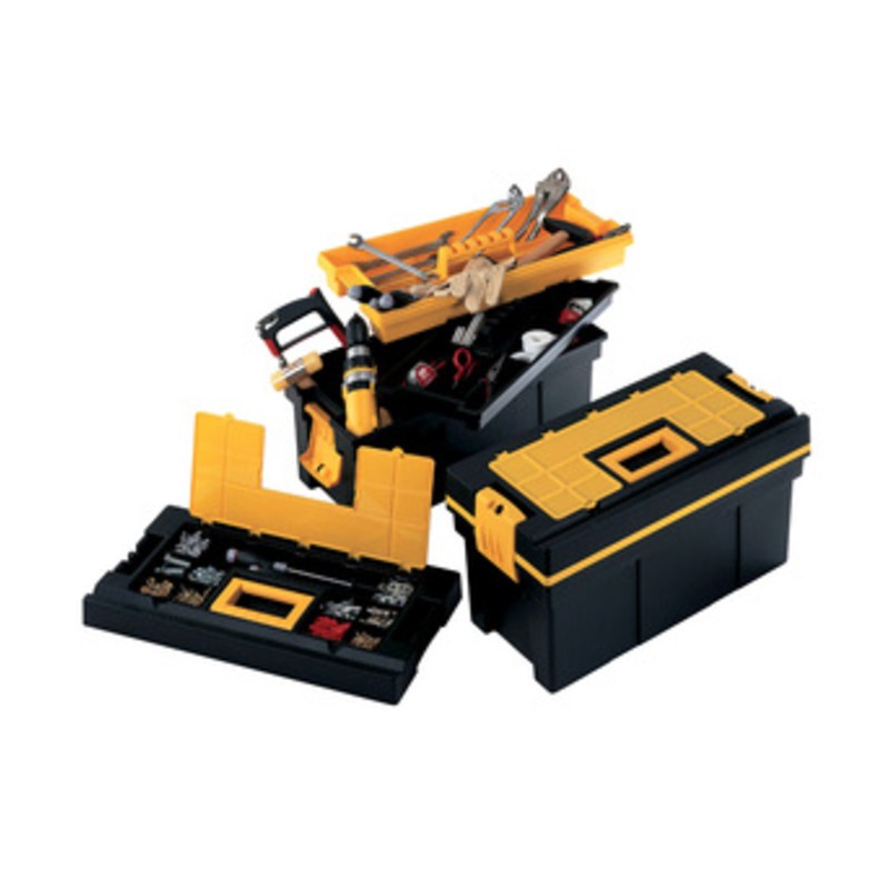 Cassetta Attrezzi Terry Pro-Tool 22/1 57x27x29cm Lucchettabile Giallo/Nero