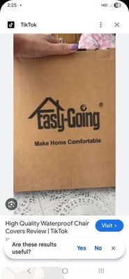 Easy Going Couch Cover (LARGE) WATERPROOF, Reversible light grey/ dark grey