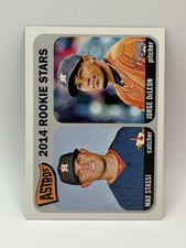 2014 Topps Heritage - Rookie Stars Max Stassi, Jorge De Leon #409 (RC)