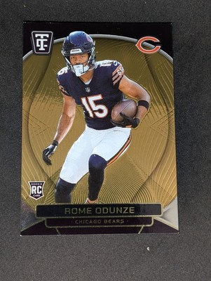 Rome Odunze 2024 Panini Totally Certified - Rookies #165 Mirror Gold /399 Bears