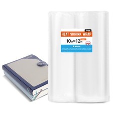 Heat Shrink Bags, 200 Pieces 10x12" Heat Shrink Wrap for Book, Bath Bombs, Ba...