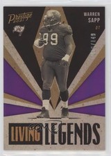 2021 Panini Prestige Living Legends Xtra Points Purple /149 Warren Sapp HOF n0c