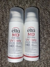 2x Elta MD UV Daily Clear Broad-spectrum Facial Sunscreen SPF 40 1.7 Oz Ea