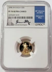 2006 W GOLD MOY SIGNED $5 AMERICAN EAGLE 1/10oz NGC PF 70 UC