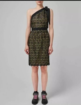 Boutique Moschino party evening Dress  Macramé Lace size uk 12 eu 40 RRP £450