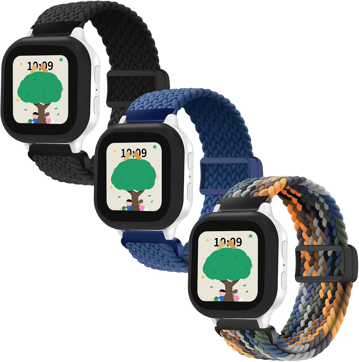 Jean Pierre Cremation Pocket Watch Braided Bands Compatible With