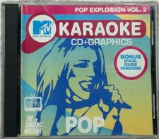 MTV Karaoke Pop Explosion Vol. 2 CD Graphics 2002 Pop Singing Machine