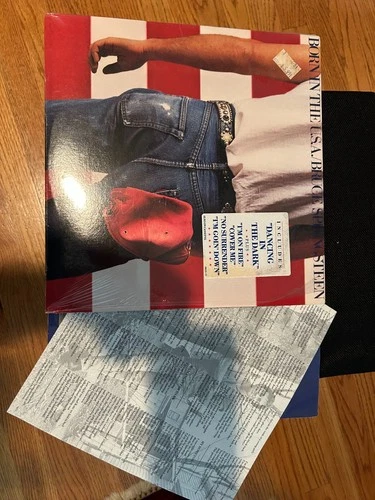 BRUCE SPRINGSTEEN~BORN IN THE USA LP (1984) ORIG PRESS  SHRINK WRAP and  INSERT