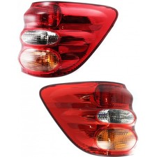 For 2001 - 2004 Toyota Sequoia Tail Light Driver And Passenger Side Pair Dot For 2001 - 2004 Toyota Sequoia Tail Light Driver And Passenger Side Pair Dot
