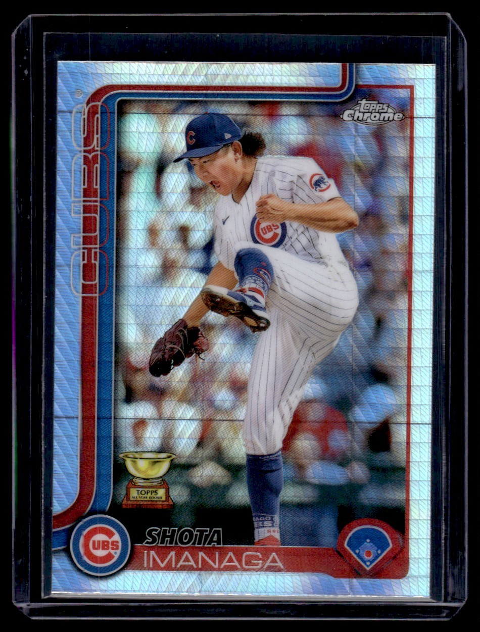 2025 Topps Chrome Prism Refractor Shota Imanaga Chicago Cubs #149