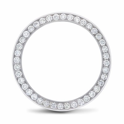 36MM 3CT BEAD NATURAL DIAMOND BEZEL 14KW FOR ROLEX DATEJUST PRESIDENT 36MM WATCH