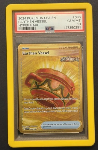 Pokemon PSA 10 Earthen Vessel Hyper Rare #96 Shrouded Fable
