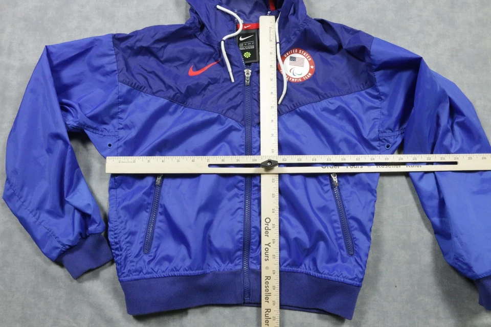 Chaqueta Equipo Paralímpico de Estados Unidos Juvenil XS Azul Olimpiadas EE. UU. Nike Con Capucha Foto 4 de 4