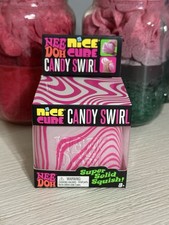 New Sealed Schylling NeeDoh Nice Cube Candy Swirl Authentic Pink/White