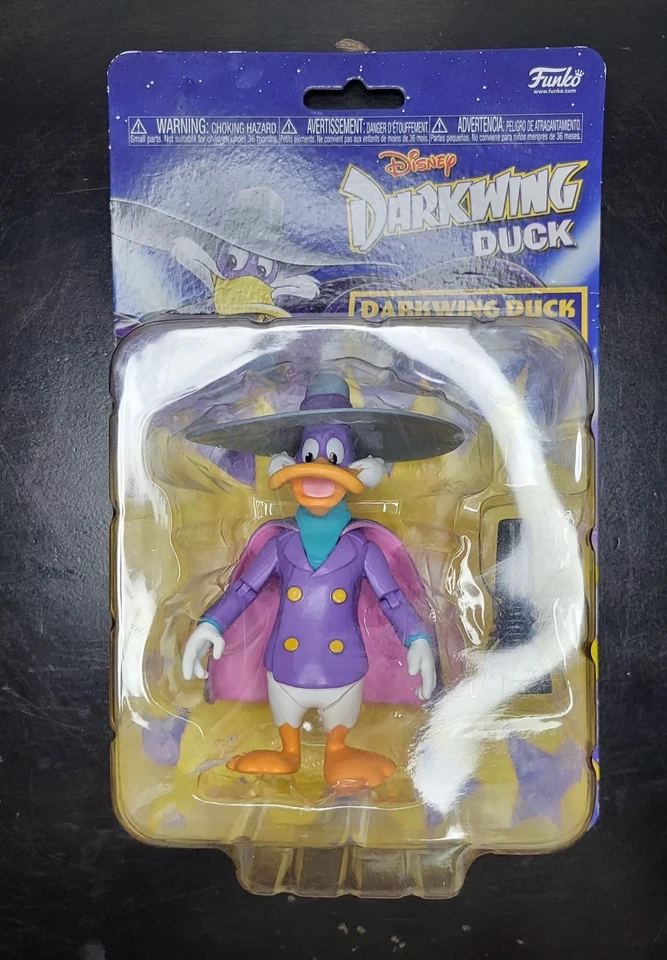 Figura de Acción Coleccionable Pato Ala Oscura Disney NUEVO Raro Funko Juguete Tarde Foto 4 de 4