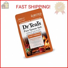 Dr Teal's Epsom Salt Magnesium Soak, Cozy Fireside, 3 lbs