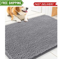 Dog Door Mat for Muddy Paws 30X20 Absorbs Moisture and Dirt Absorbent Non-Slip