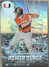 2021 Prizm Draft Power Surge Silver Holo #PS-AC Adrian Del Castillo Parallel RC