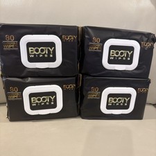 BOOTY WIPES / for Men/ Flushable Wipes for- 80ct x 4 320 Wet Wipes for Adults